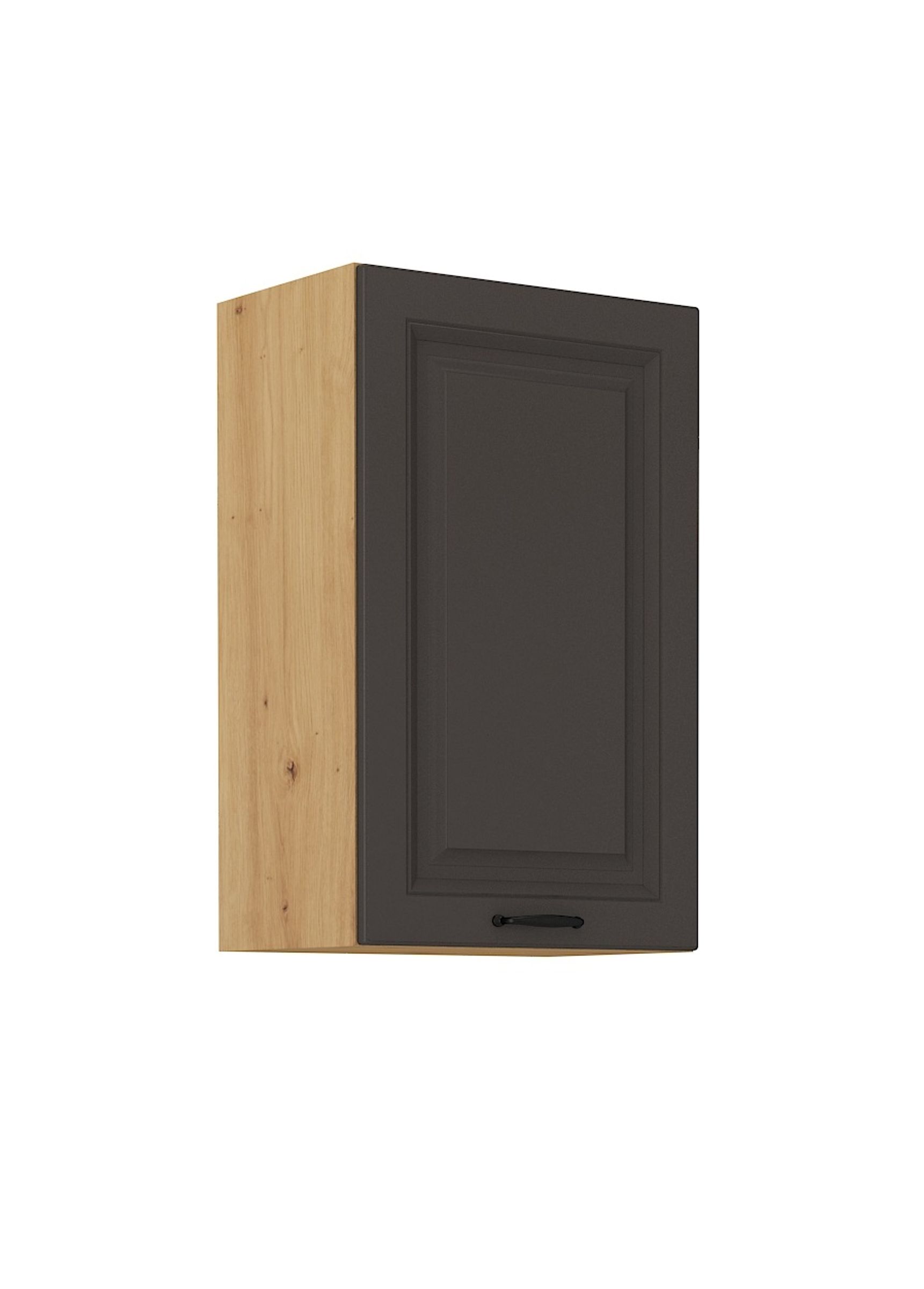 Hängeschrank 45 cm Stilo Grau + Eiche Artisan Küchenzeile Küchenblock Küche