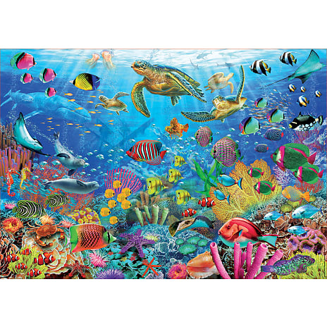 Educa fantasy turtles puslespil - 1000 brikker