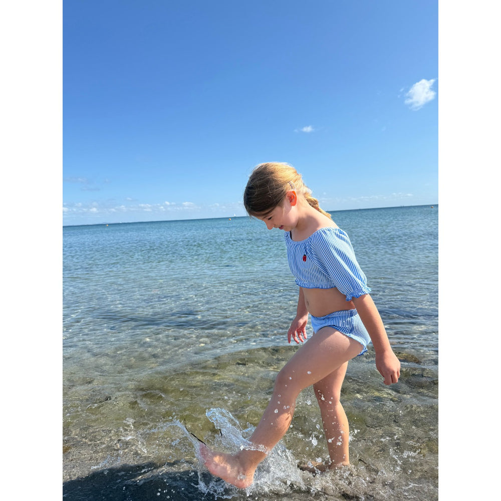 Køb Vanilla COPENHAGEN Blue Ladybug Bikini Seersucker