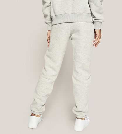 Grønt Sweatpants - Lilian - Gråmeleret