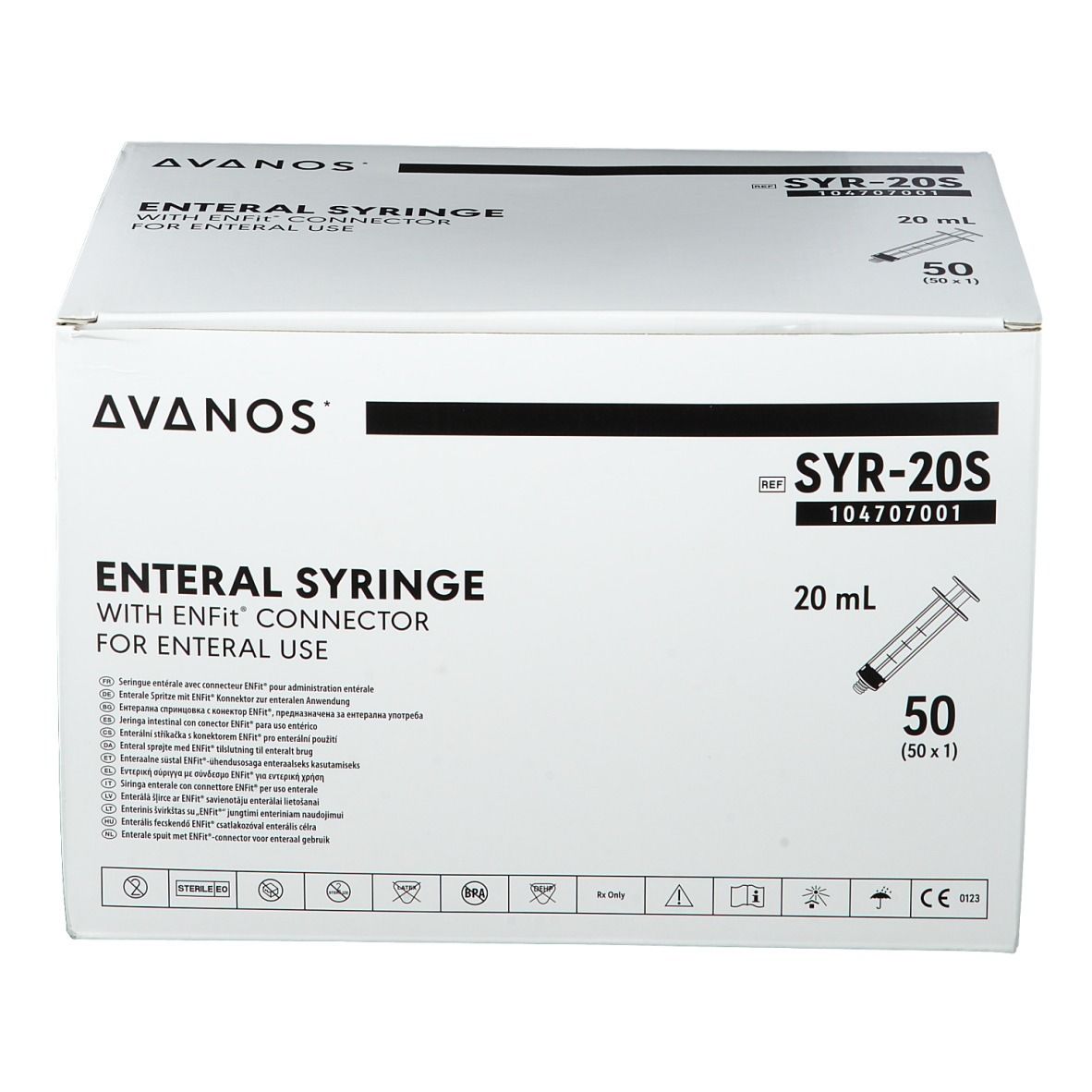 AVANOS ENTERAL SYRINGE Spritze 20 ml