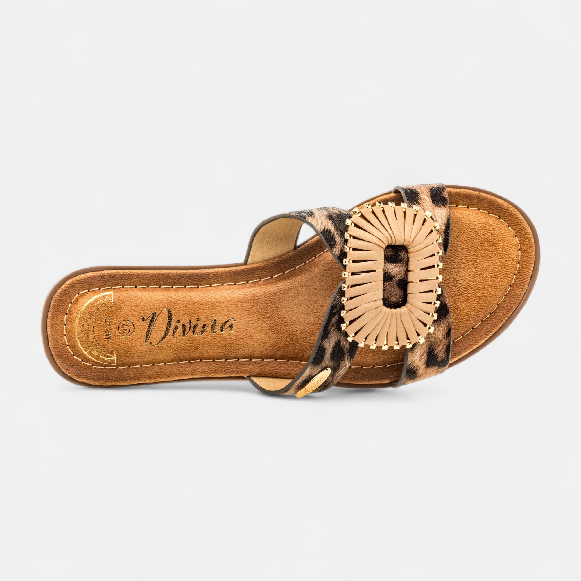 Mules Femme camel
