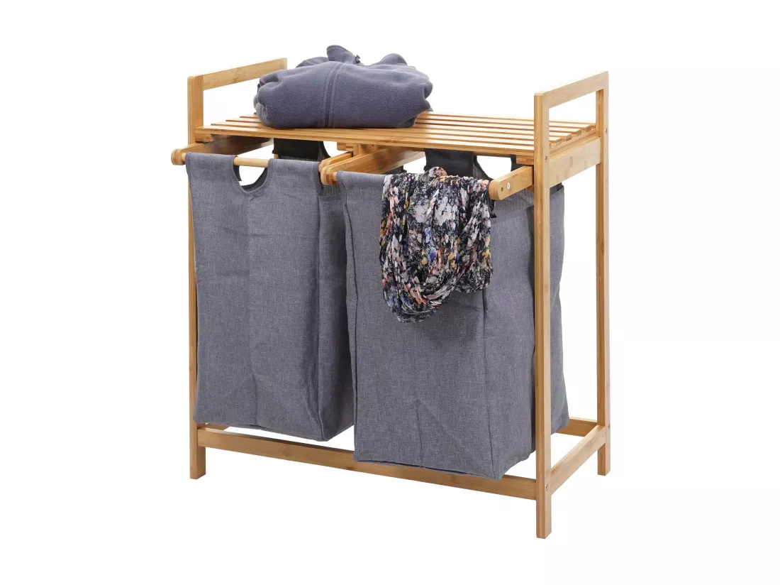 Collecteur de linge MCW-B83, gris foncé