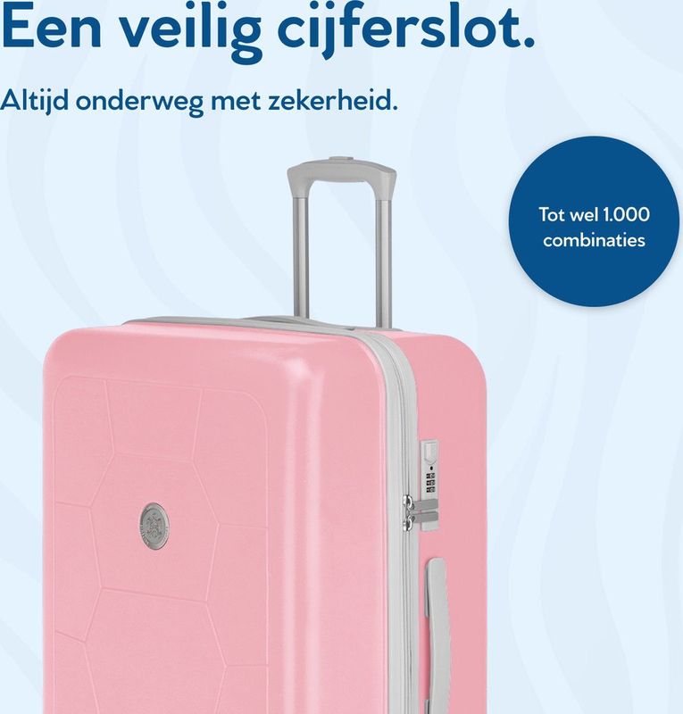 SUITSUIT - Reiskoffer - 94 Liter - ABS - Cijferslot - 360° Wielen