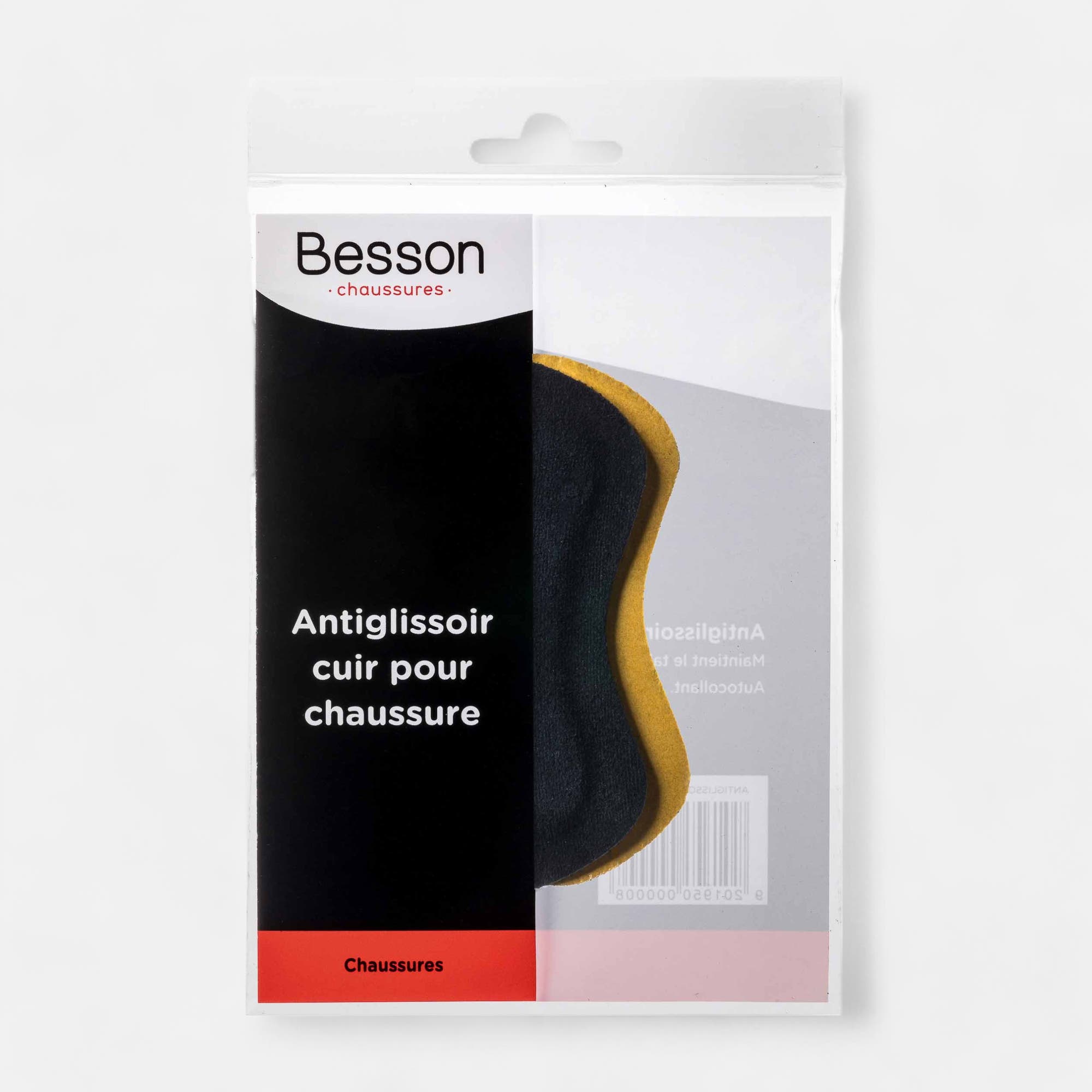 Antiglissoire cuir sans coloris