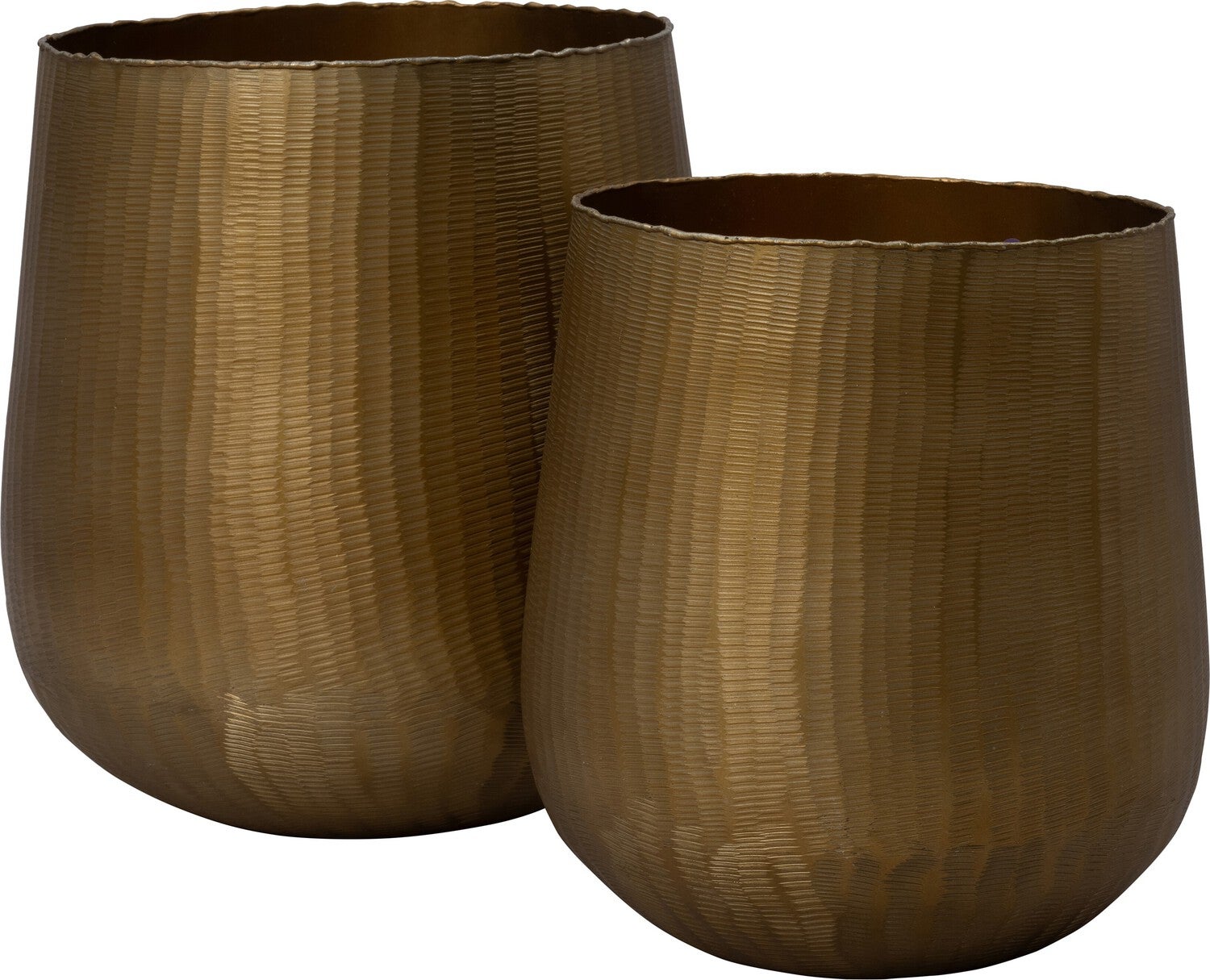 Intratuin bloempot Joelle goud D 26 H 27 cm
