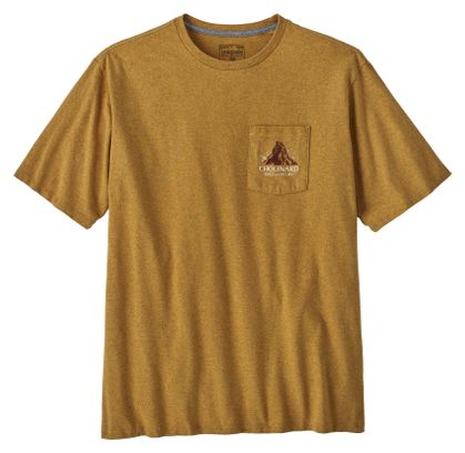 T-Shirt Patagonia Chouinard Crest Pocket Marron