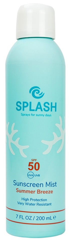 SPLASH - Summer Breeze Sunscreen Mist SPF 50 200 ml - Solcreme