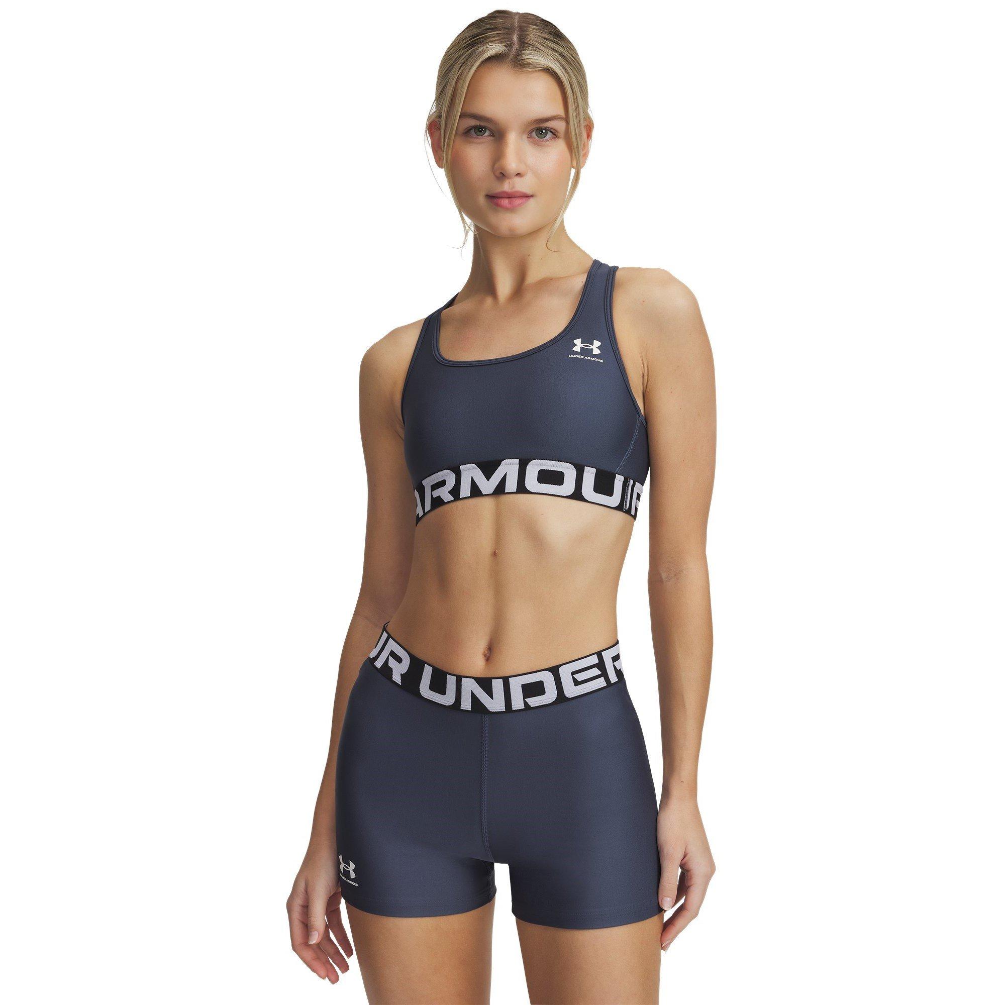 Under Armour HeatGear® Armour Mid Branded Sports Bra Women