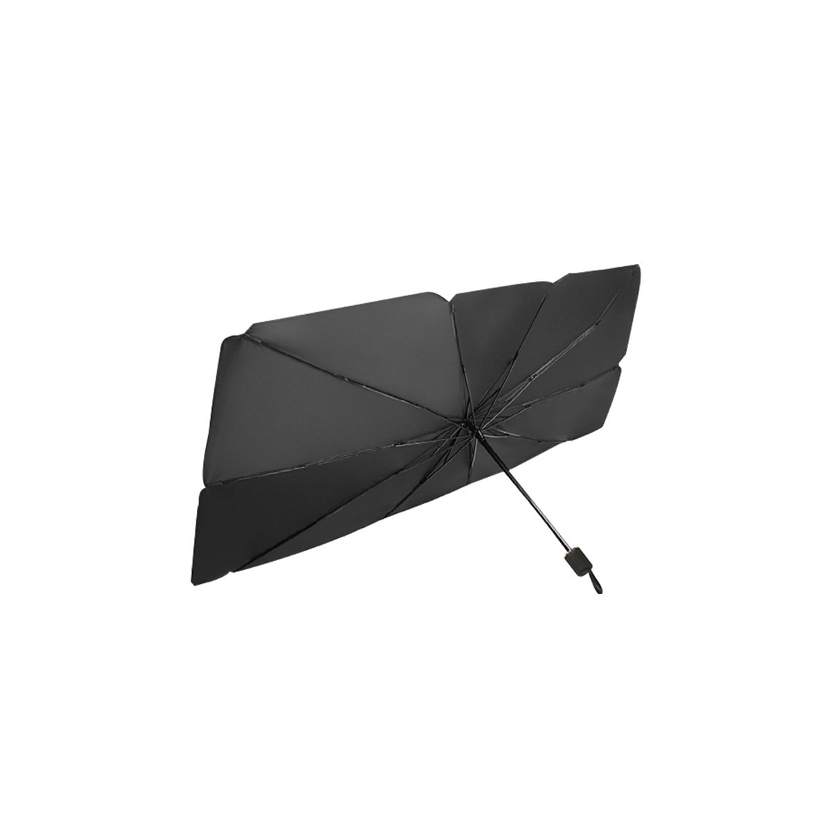 Solskjerm for frontrute / sammenleggbar frontrute-paraply for bil 145×79 cm