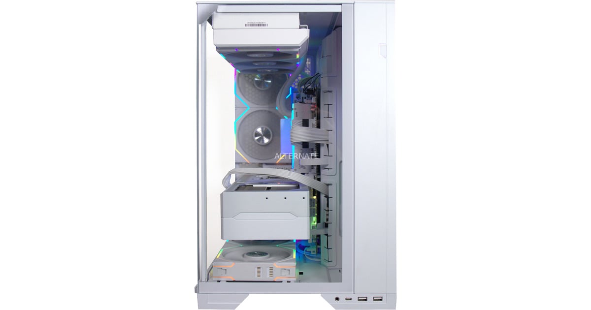 ALTERNATEThunderstorm Xtreme Ryzen 9 – RTX 5090 White gaming pc  (Wit | R9 9950X3D | RTX 5090 | 64 GB | 4 TB SSD)