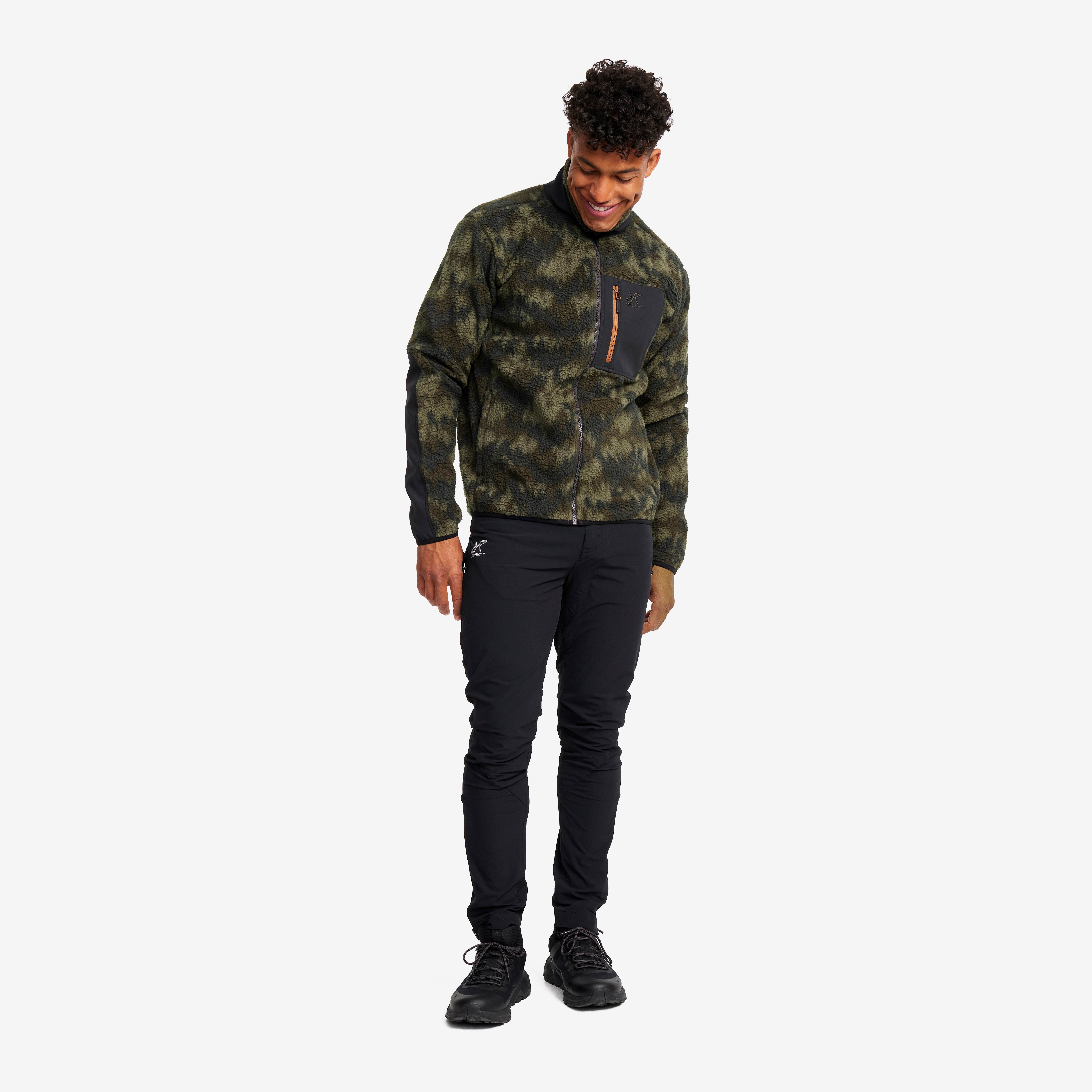 High Pile Fleece Herre Grape Leaf