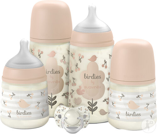 Suavinex Birdies Coffret Nouveau-Né Rose 1 Set