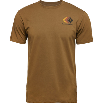 Black Diamond Faded T-Shirt Dark Curry Herren