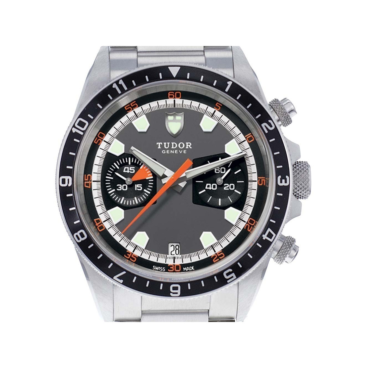 Montre d'occasion Tudor Héritage homme chronographe automatique acier