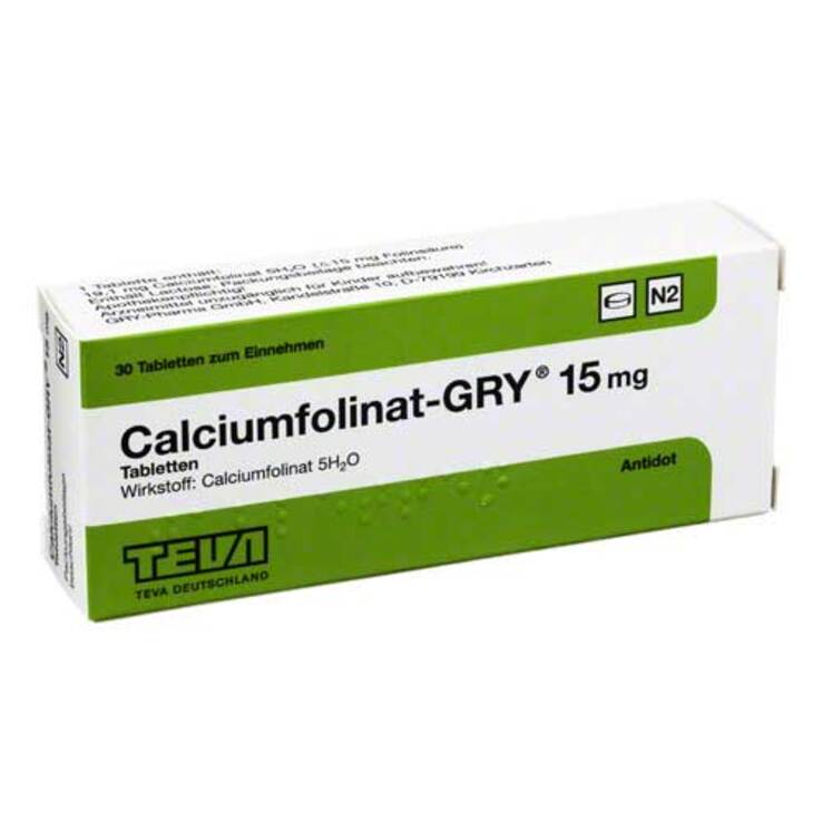 Calciumfolinat Gry 15 Tabletten, 30 St
