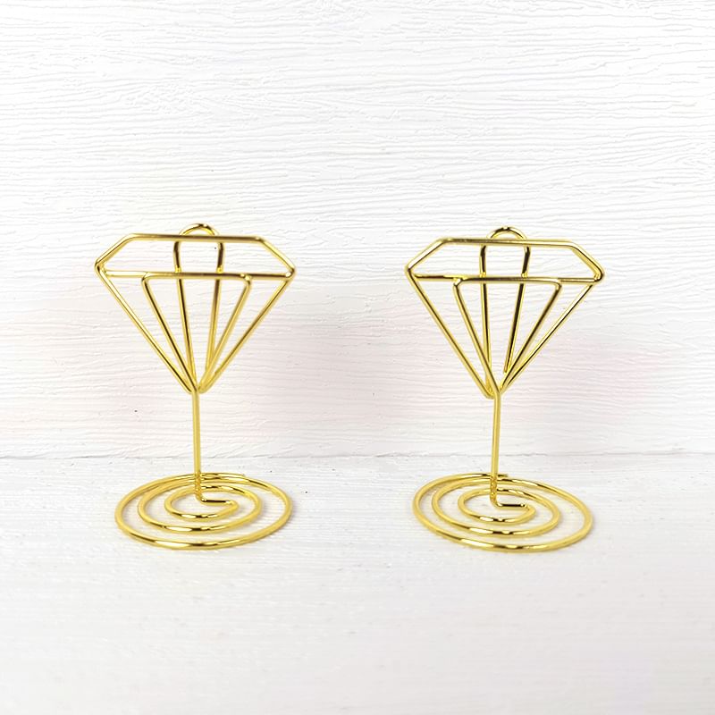WarmFire - Set van 20: Memohouder van diamantlegering