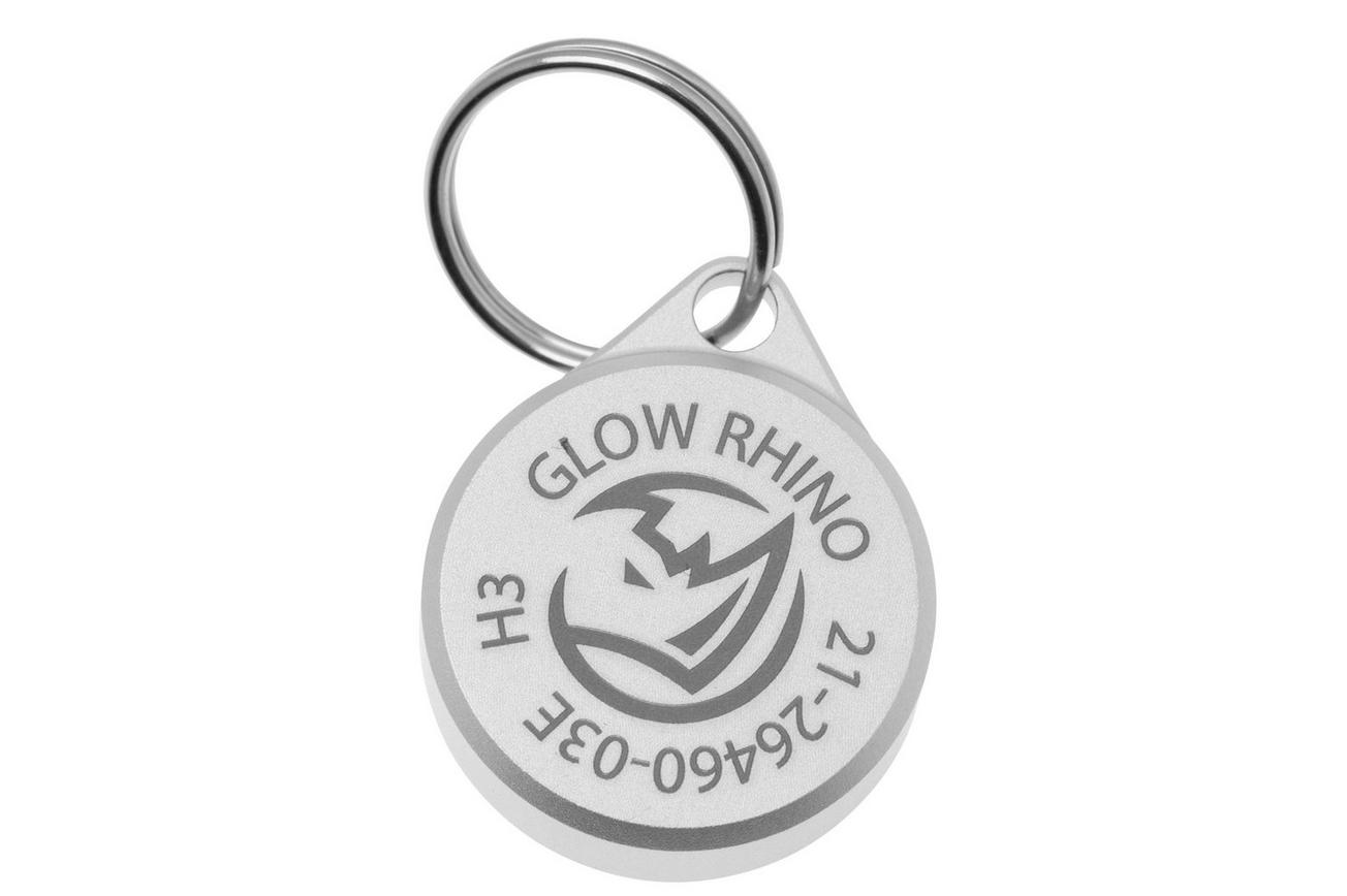 Glow Rhino The Waypoint COMPASS-001-AL Tritium Keychain Compass Aluminum, kompas