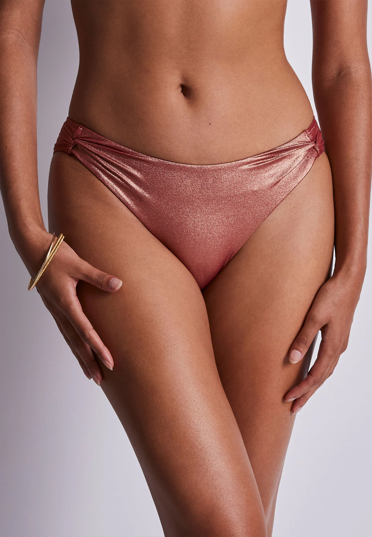 SUNLIGHT GLOW - Bas de maillot de bain culotte brésilienne | Rouge