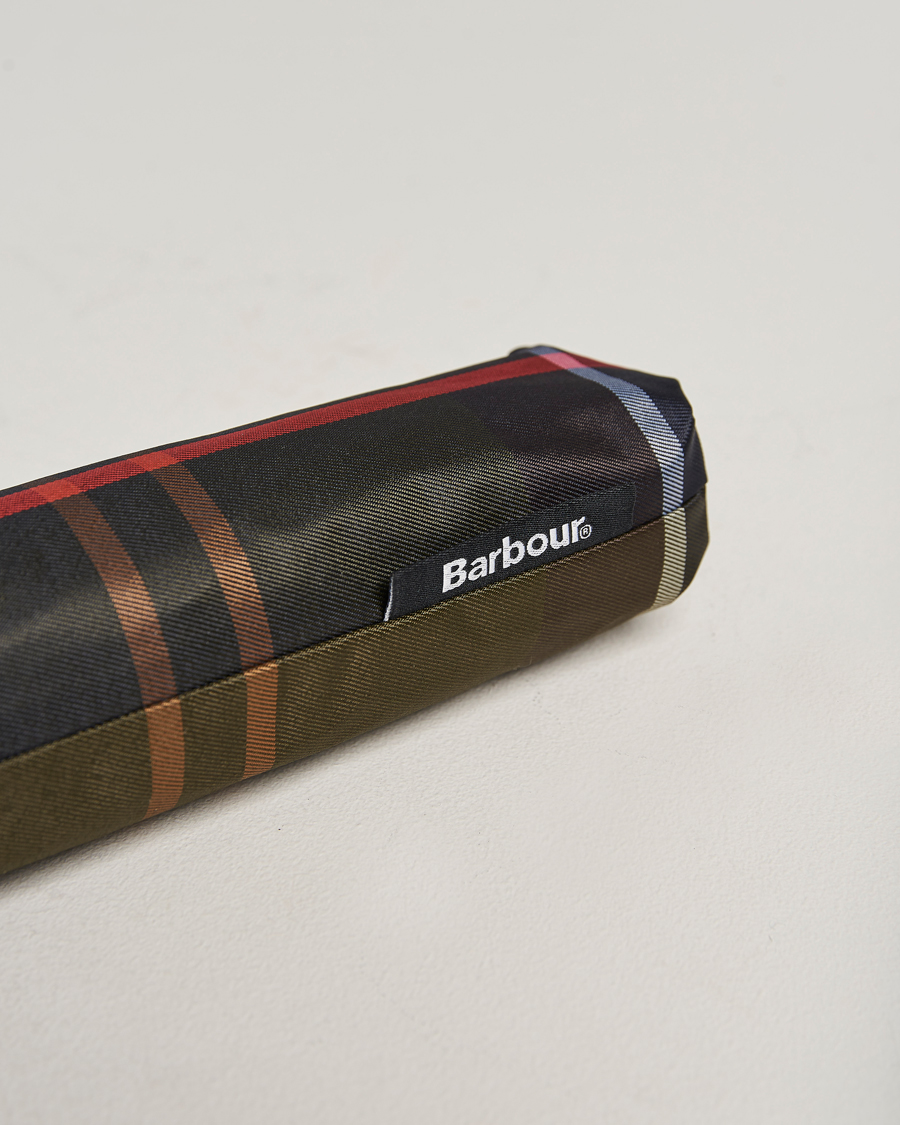 Barbour Lifestyle Telescopic Tartan Umbrella Classic