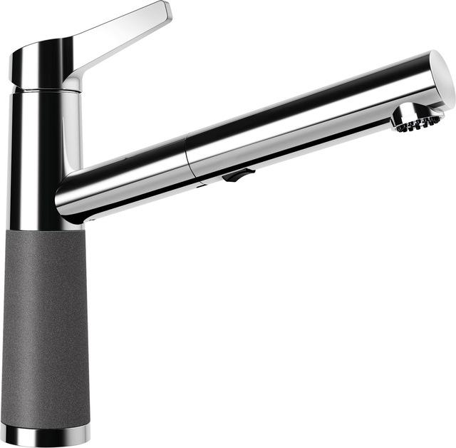 Schock Küchenarmatur »SC-510 SB« ausziehbar, Strahl-Brause, Rückflussverhinderer, Schwenkbereich 120°
