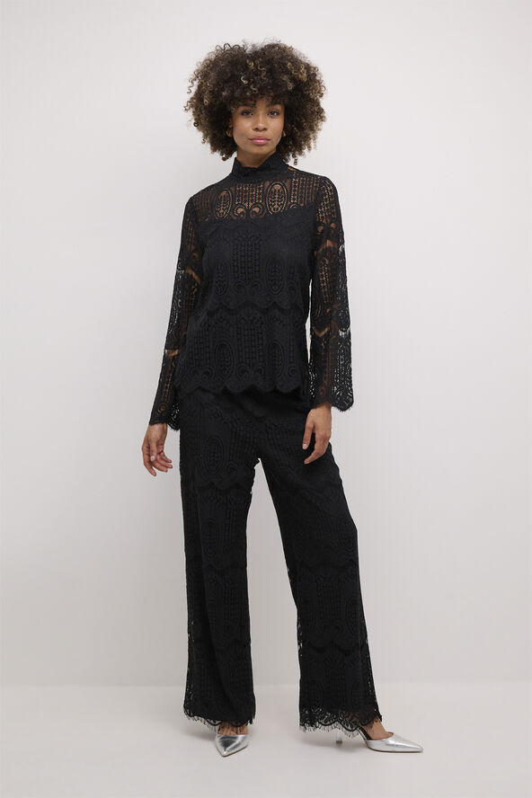 Culture CUima Lace Blouse Black