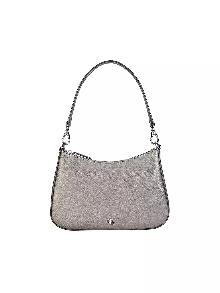 LAUREN RALPH LAUREN Ledertasche - Henkeltasche DANNI 26 Medium silber