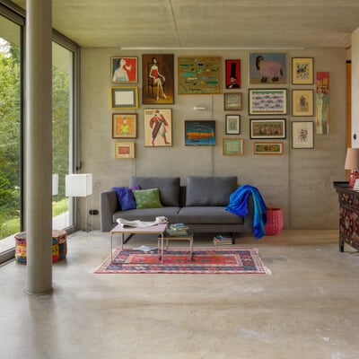 Sofa August, Grau