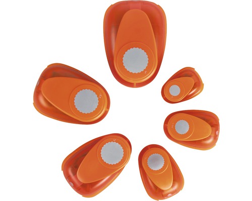Motiefpons: Rond met sierrand, 2,5 cm