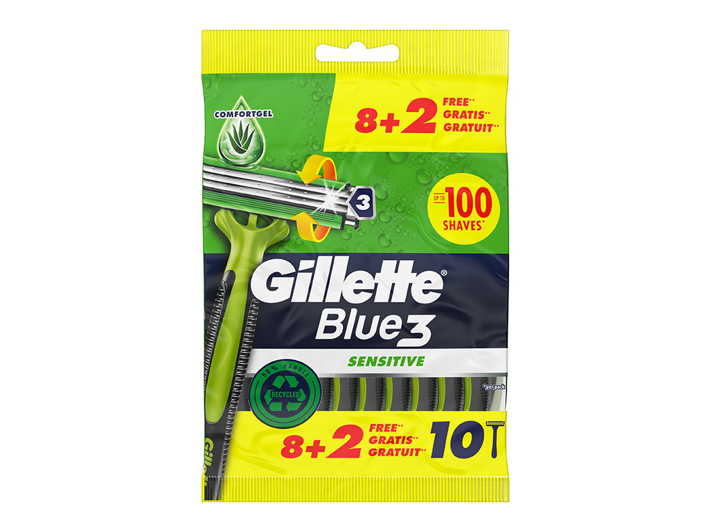 DESCARTÁVEL GILLETTE BLUE3 SENSITIVE 8 2UN