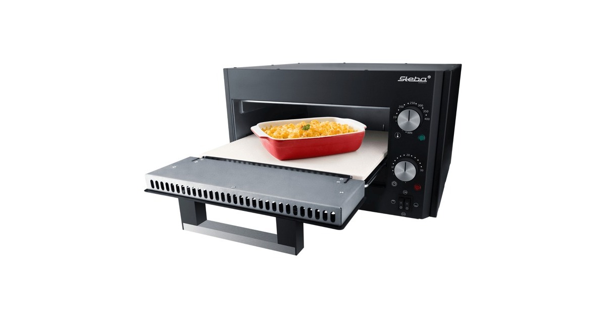StebaPower Pizza Maker PB 1800 pizzaoven  (Zwart, 1800 Watt)