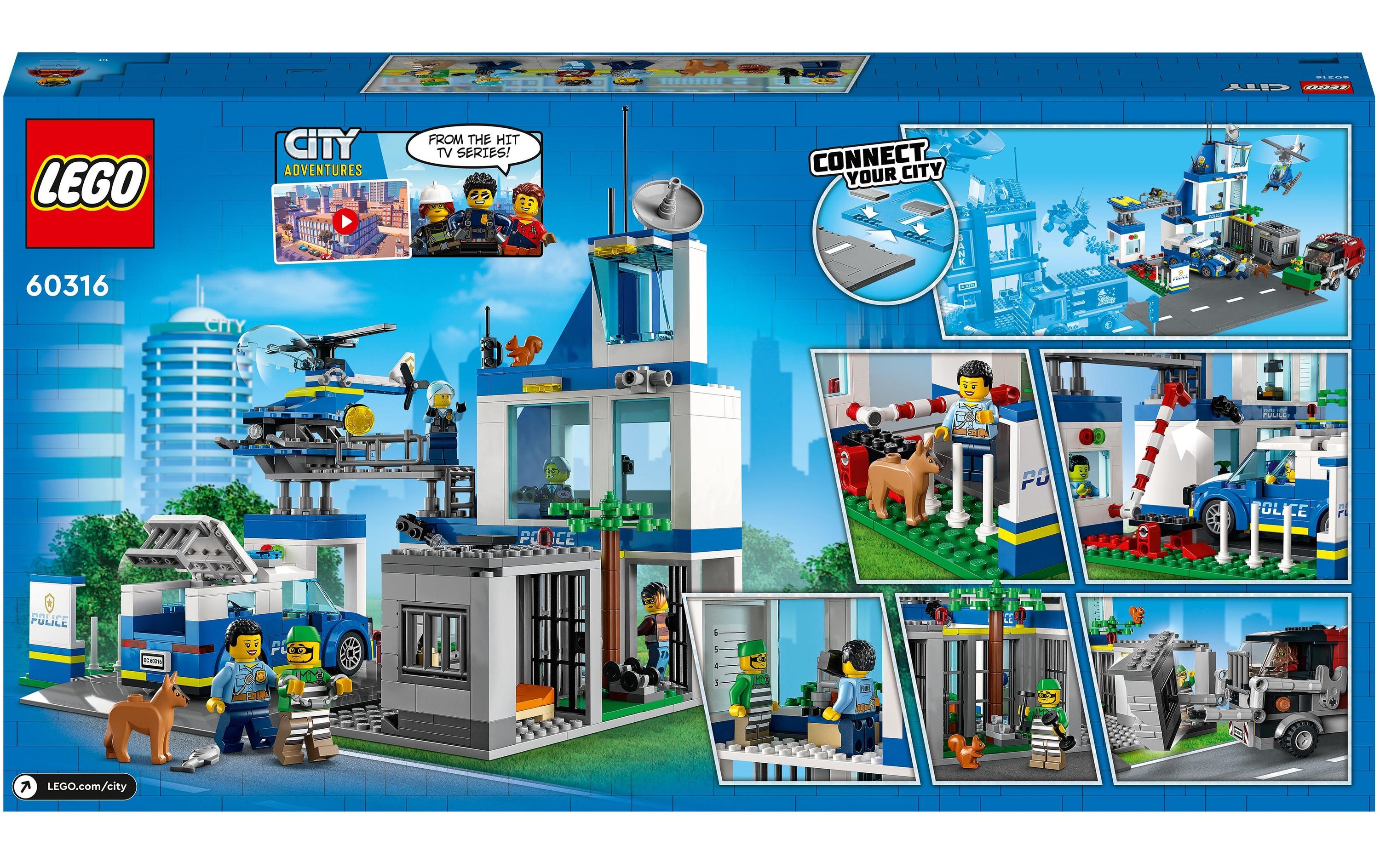City Polizeistation 60316Polizei-Spielset