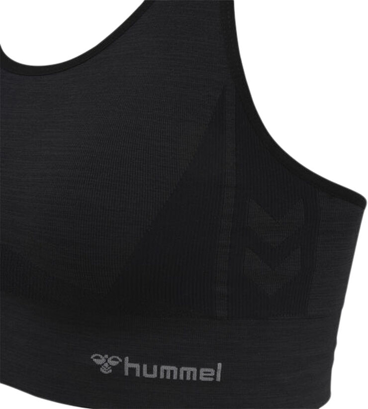 Hummel Clea Seamless sports bh Sort