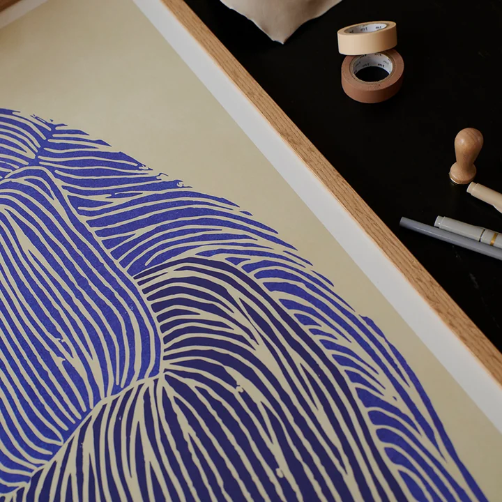 The Poster Club - Deep Blue von Rebecca Hein, 50 x 70 cm