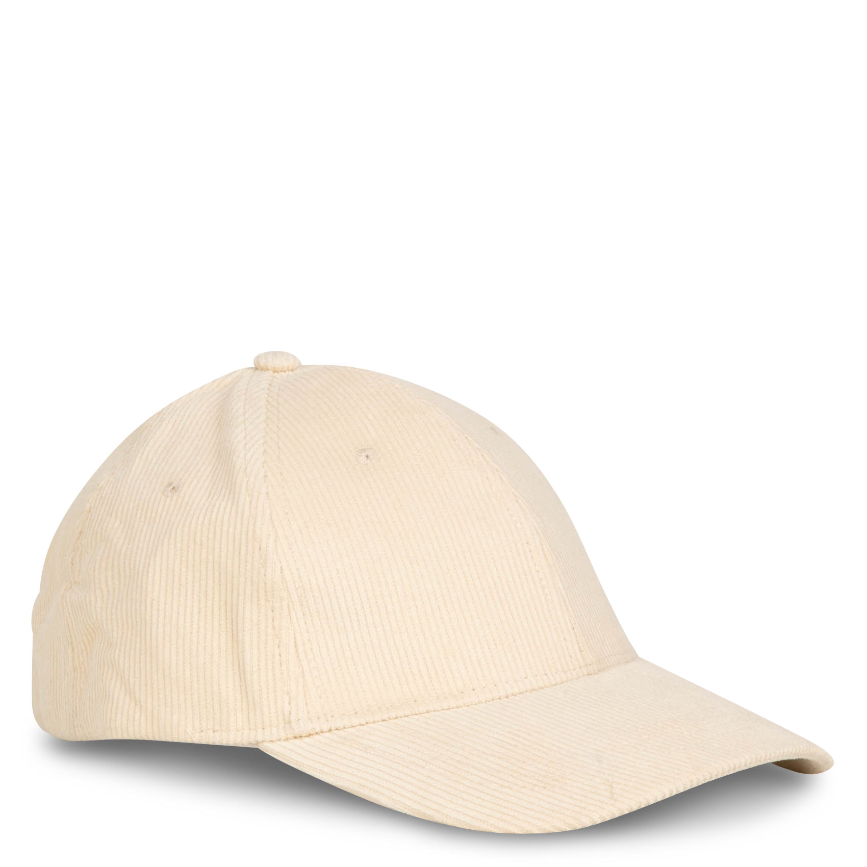 Casquette côtelé en coton | Beige