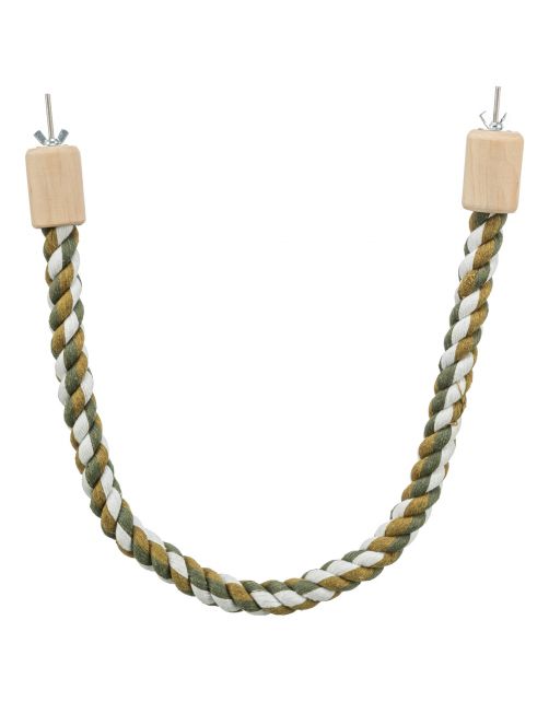 Trixie Touw-Zitstok - Vogelverblijven-Toebehoren - 66 cm Groen Ø 18mm Ø18 Mm