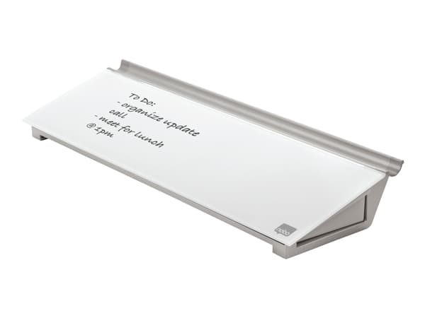 Skrivebordsblok Nobo Diamond m/glastavle og pennebakke - inkl. pen