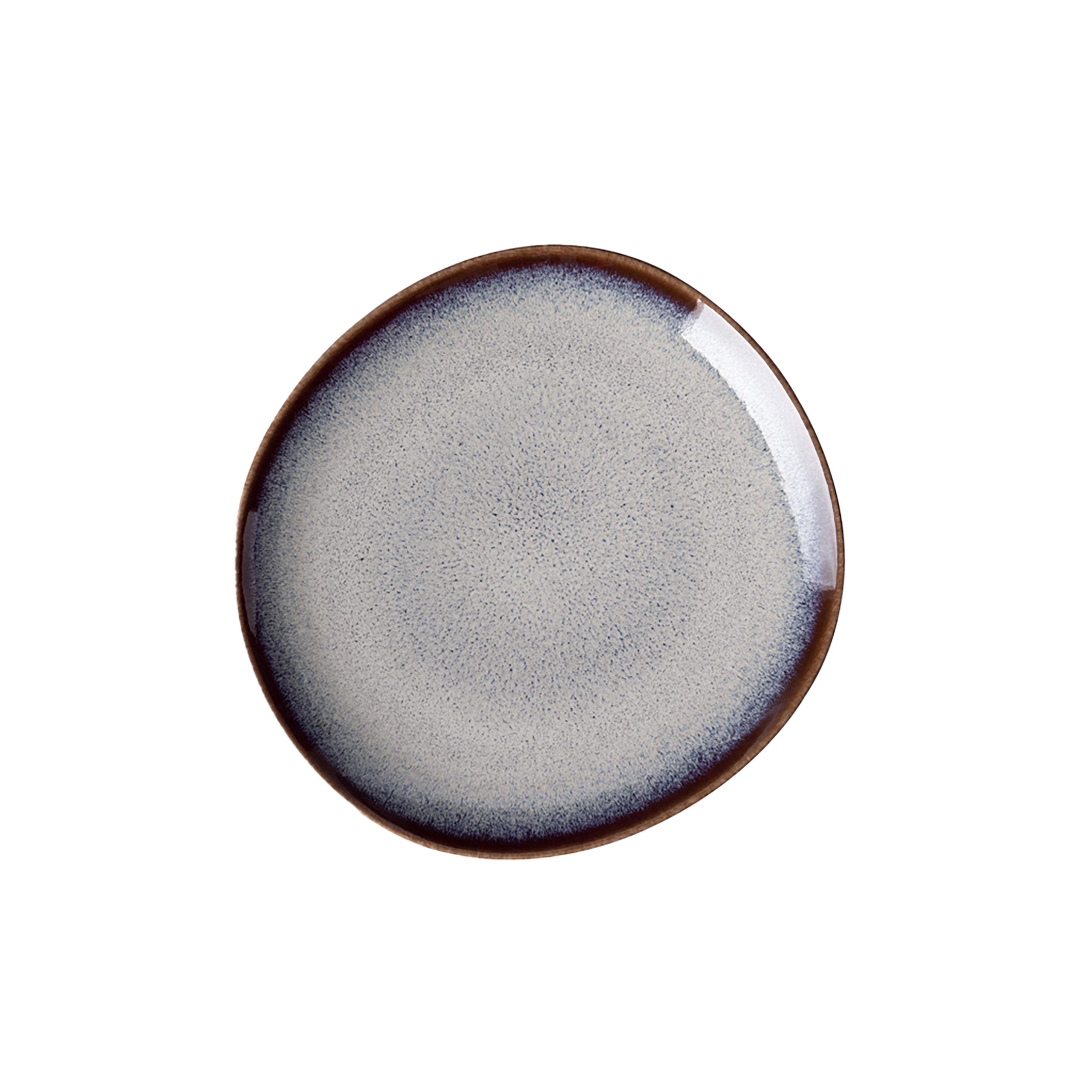 Lave Bread plate Beige, 7'' x 6.7'', earthenware