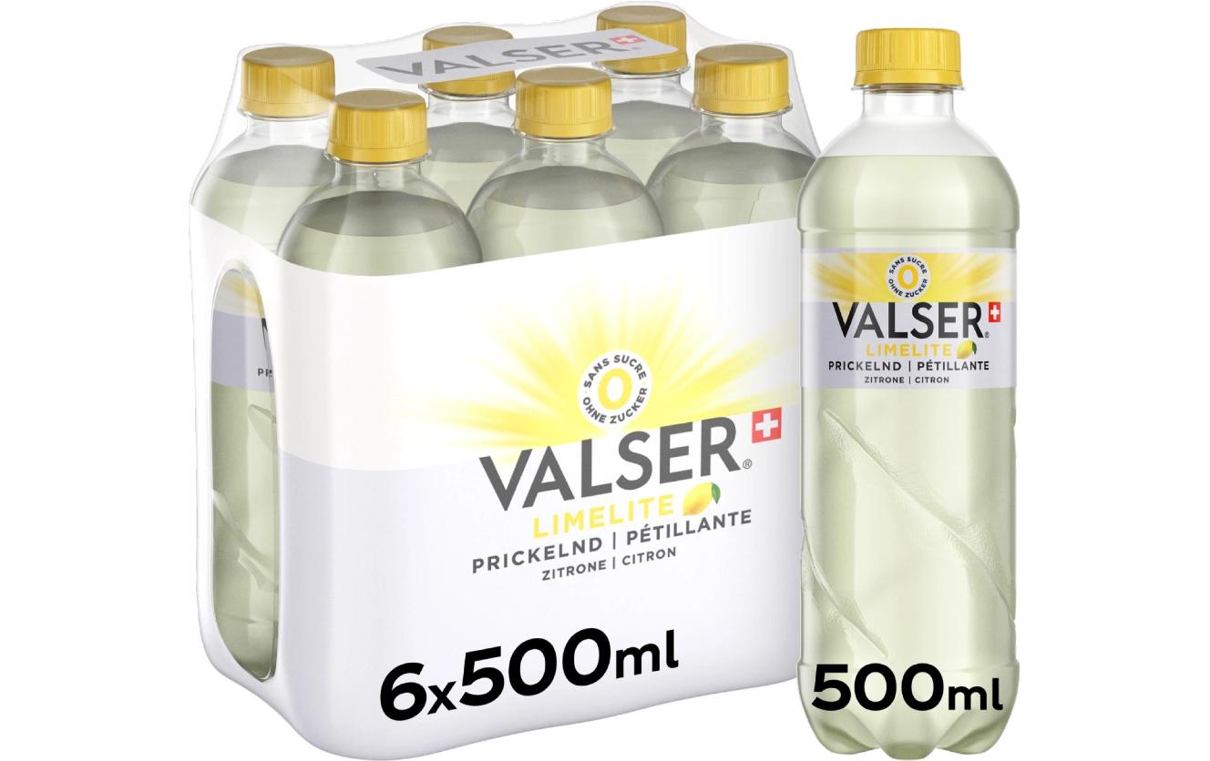 Wasser Prickelnd Zitrone 6 x 0.5 lKohlensäurehaltiges Mineralwasser mit natürlichem Zitronenaroma