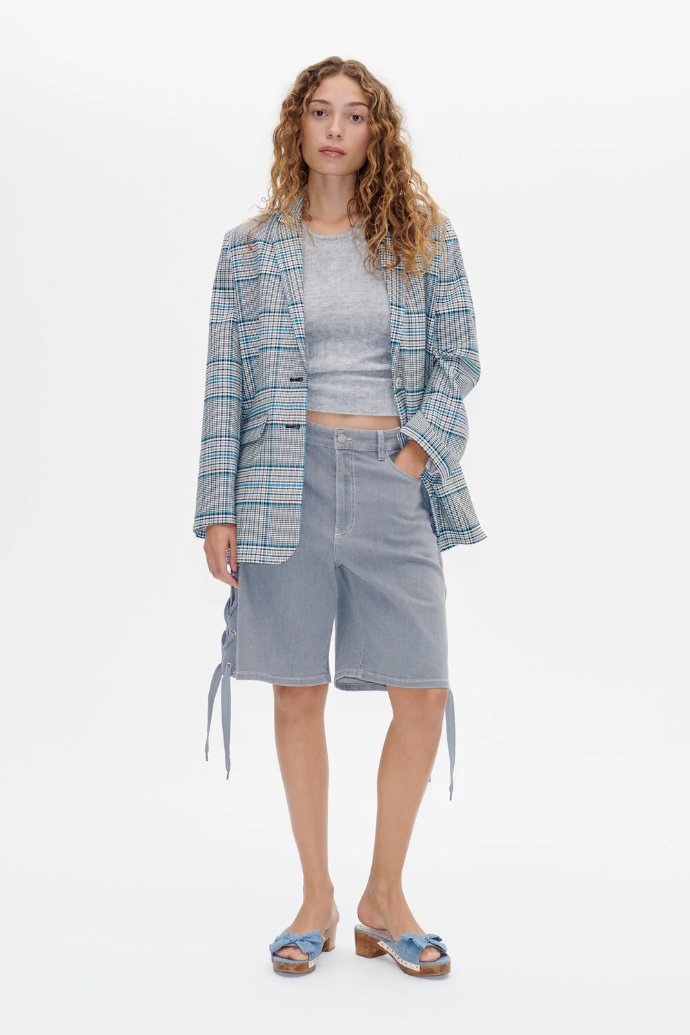 Baum und Pferdgarten  Neo denimshorts - Grey Worn Out Denim