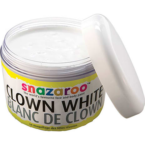 Snazaroo ansigtsmaling klovne hvid 250ml