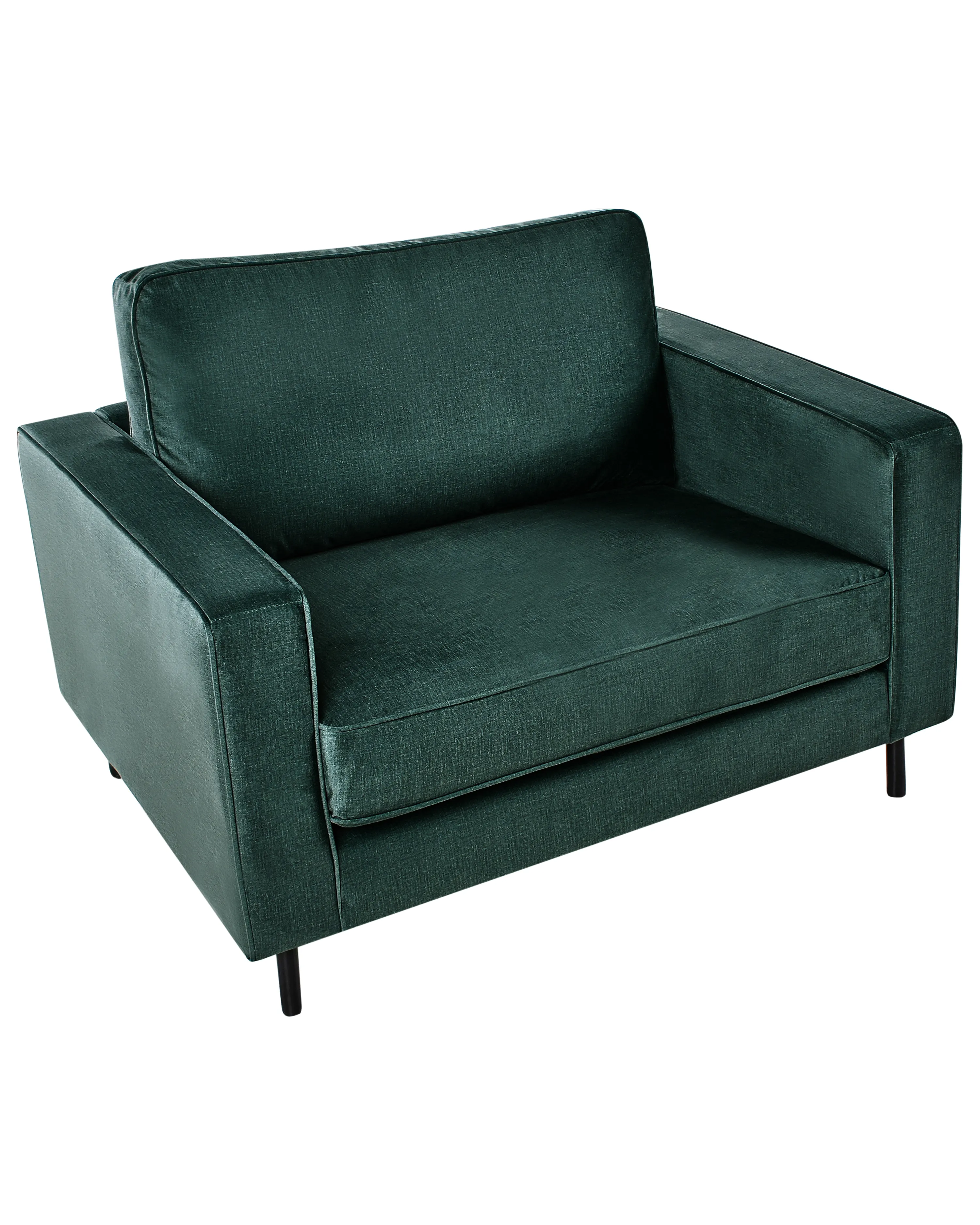 Fauteuil SAVALEN Fluweel Donkergroen