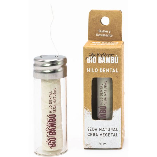BioBambú Fio dental Seda Natural com Cera Vegetal 30m