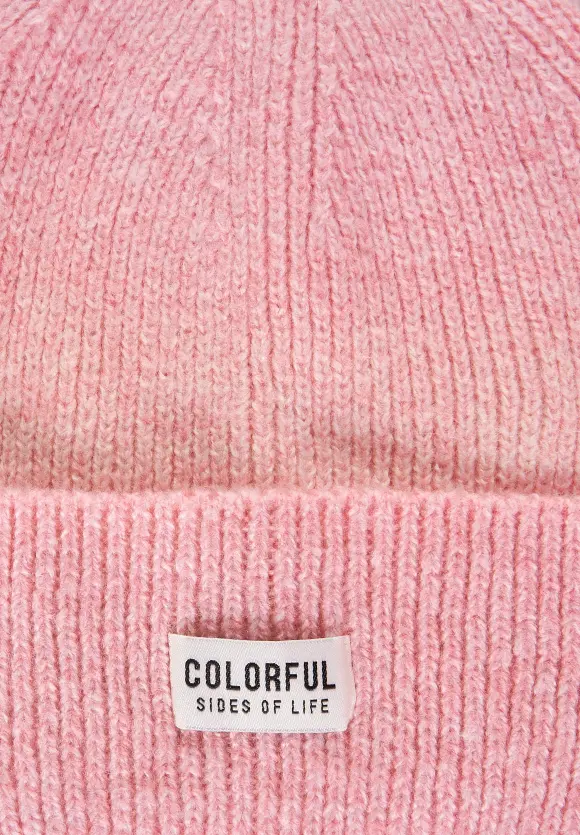 Beanie mit Farbverlauf - light peony pink