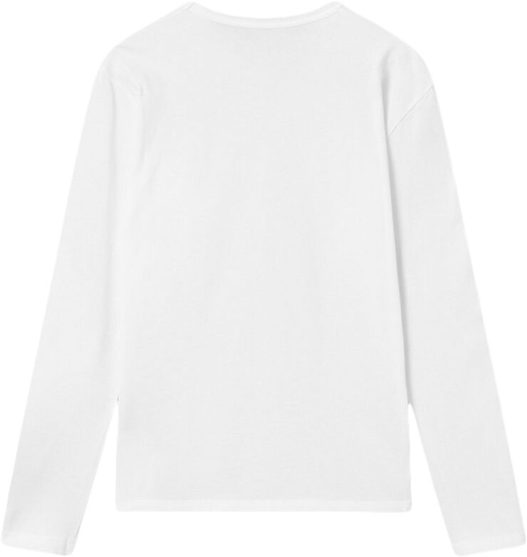 Wood Wood Mel long sleeve GOTS Bright white