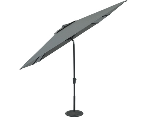 Parasol, zweefparasol Sarry Soluna 250 x 250 cm, polyester (PES), donkergrijs