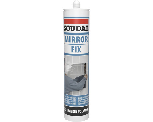 Soudal Mirror Fix Speciale Lijm Wit 290 ml