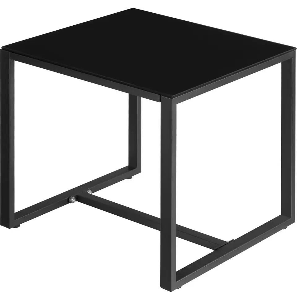 tectake - balkonset Granada - wicker - zwart
