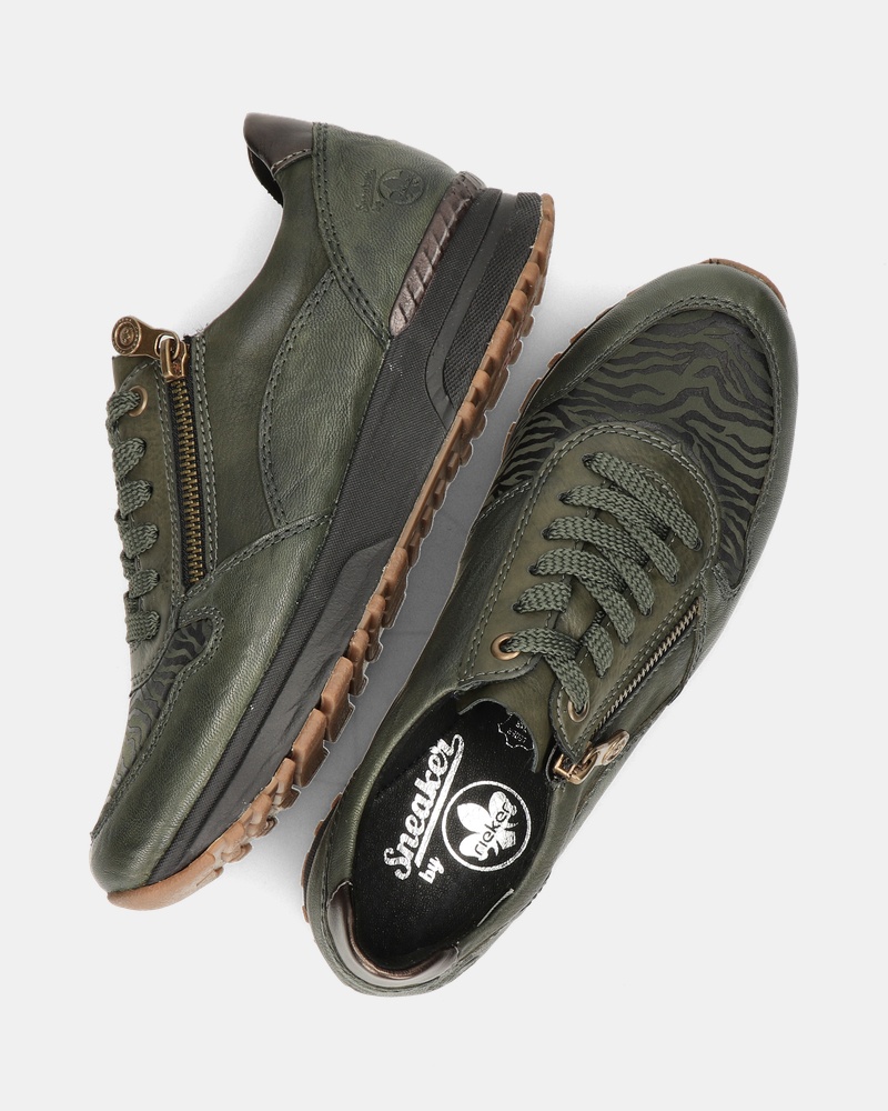 Rieker Lage sneakers  - groen