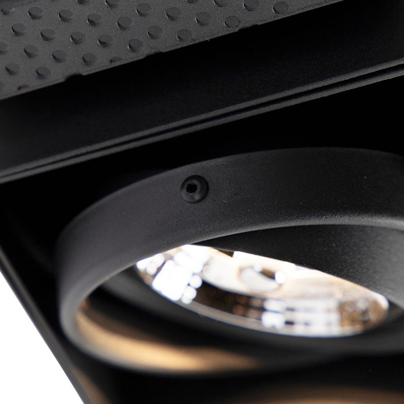 Inbouwspot zwart GU10 AR70 trimless - Oneon